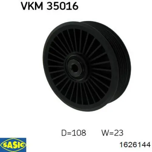 Паразитный ролик приводного ремня Sasic 1626144 цена, от 18.55 USD