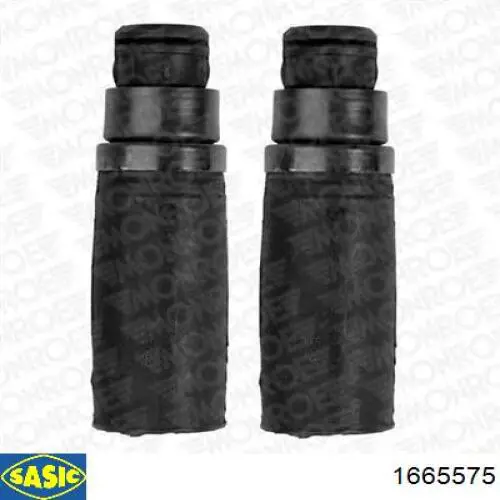 Compre 1665575 Sasic Pára-choque (grade de proteção) de amortecedor traseiro + bota de proteção