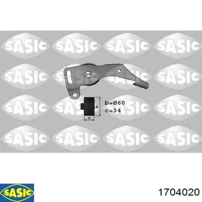 Ролик натяжителя Renault (RVI) 8200009194B