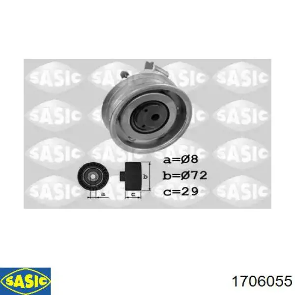 Натяжной ролик ремня ГРМ Continental/Siemens V55443 цена, от 21.56 USD