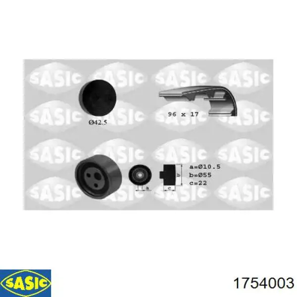 8671019663 Renault (RVI) Комплект ремня ГРМ