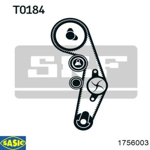 Комплект ГРМ 38198119A VAG