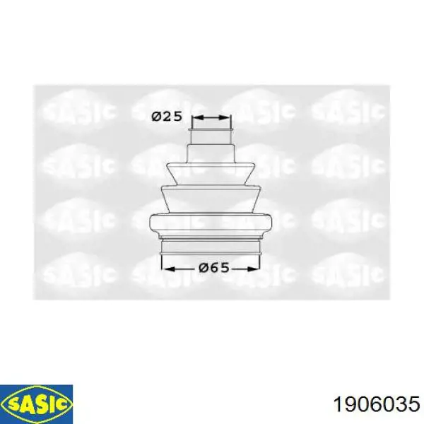 Пыльник ШРУСа внутренний 1906035 Sasic