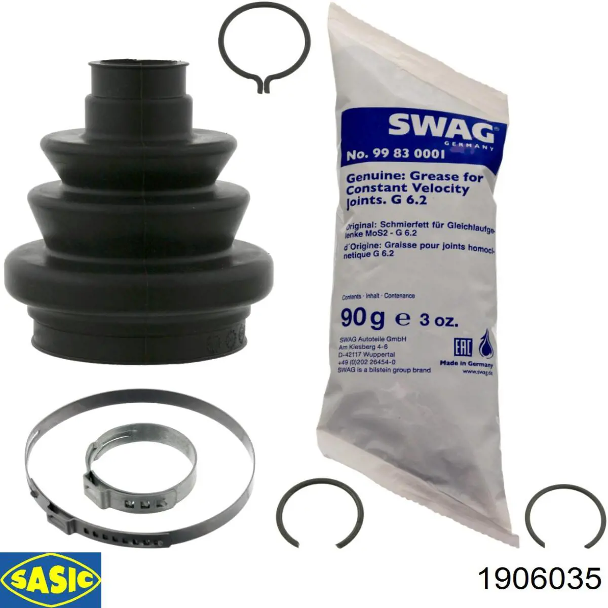 Пыльник шарнира угловых скоростей внутренний передний Asam 79519 цена, от 7.11 USD