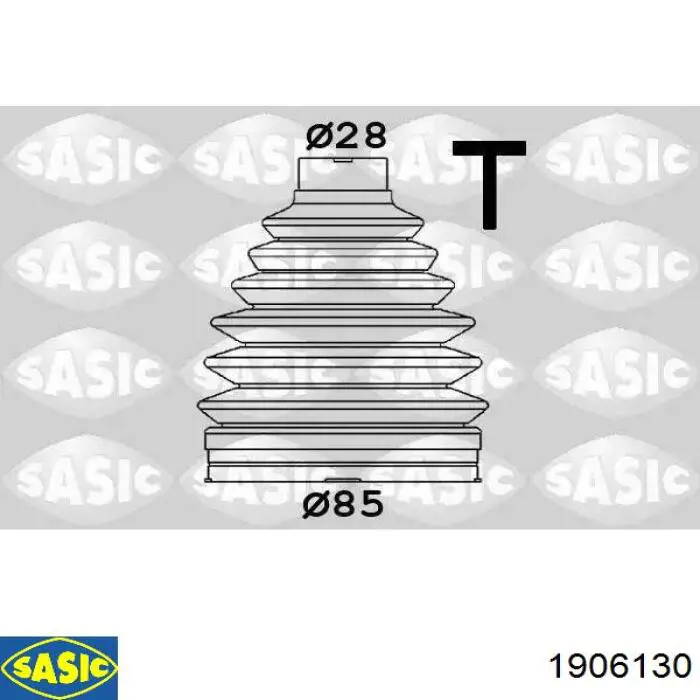 Пыльник ШРУСа наружный 1906130 Sasic