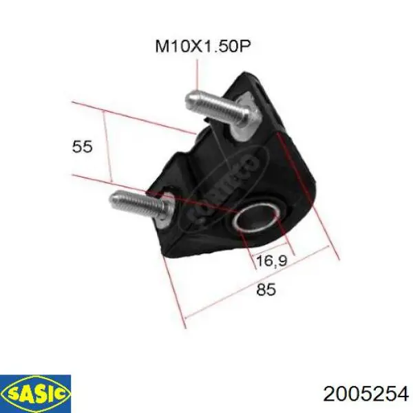 Сайлентблок передней подвески Sasic 2005254 цена, от 10.10 USD