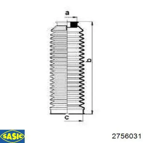 Пыльник рейки FAG 841009030