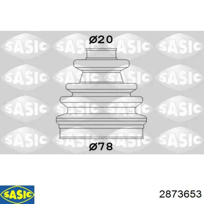 Пыльник ШРУСа внутренний 2873653 Sasic