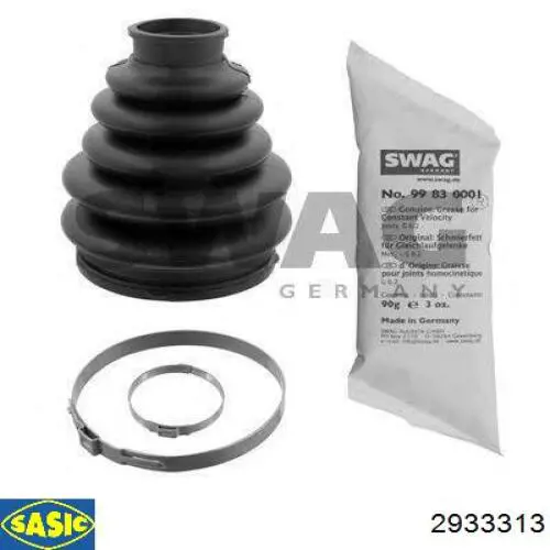 Compre 2933313 Sasic Bota de proteção externa de junta homocinética do semieixo dianteiro