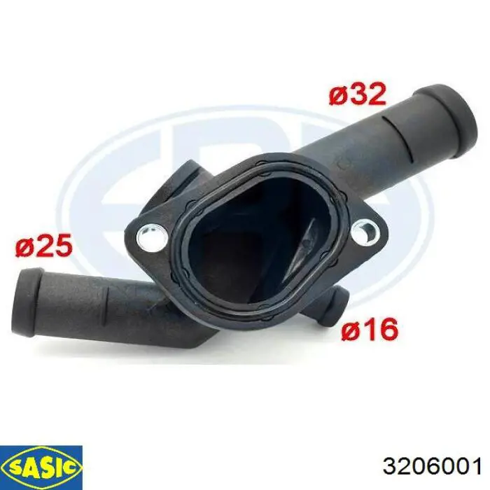 Купить 3206001 Sasic Фланец охлаждающей жидкости