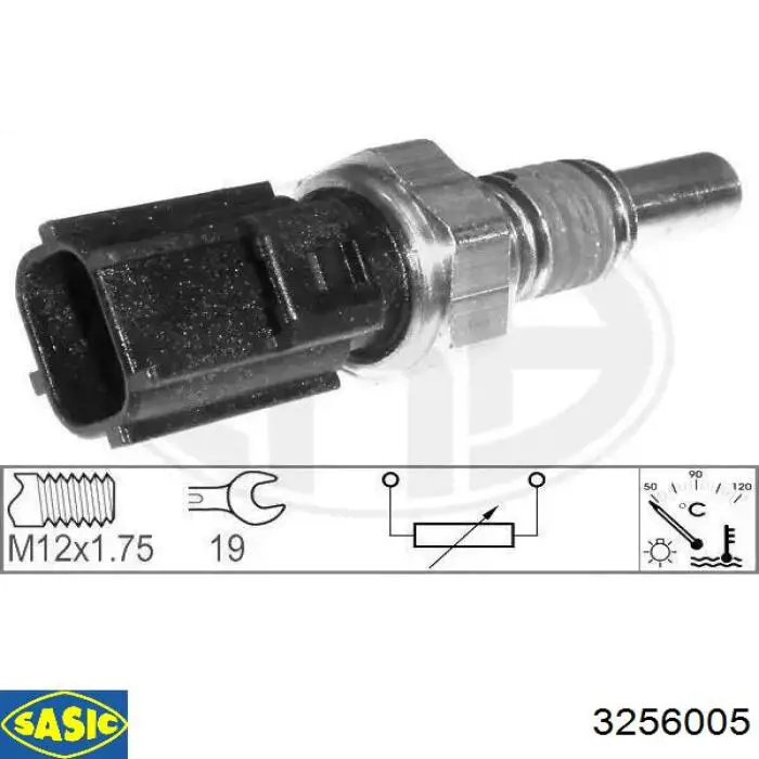 Датчик температуры жидкости Sasic 3256005