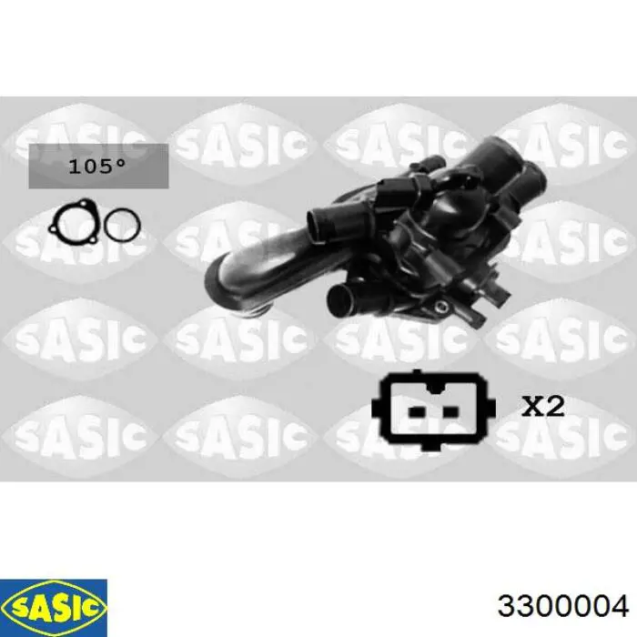 Кожух термостата Sasic 3300004 цена, от 79.67 USD