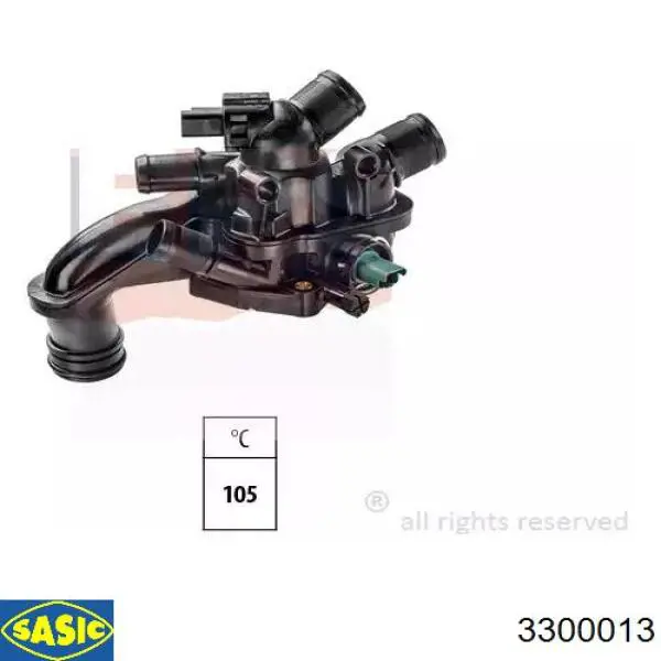 Кожух термостата Sasic 3300013 цена, от 49.03 USD