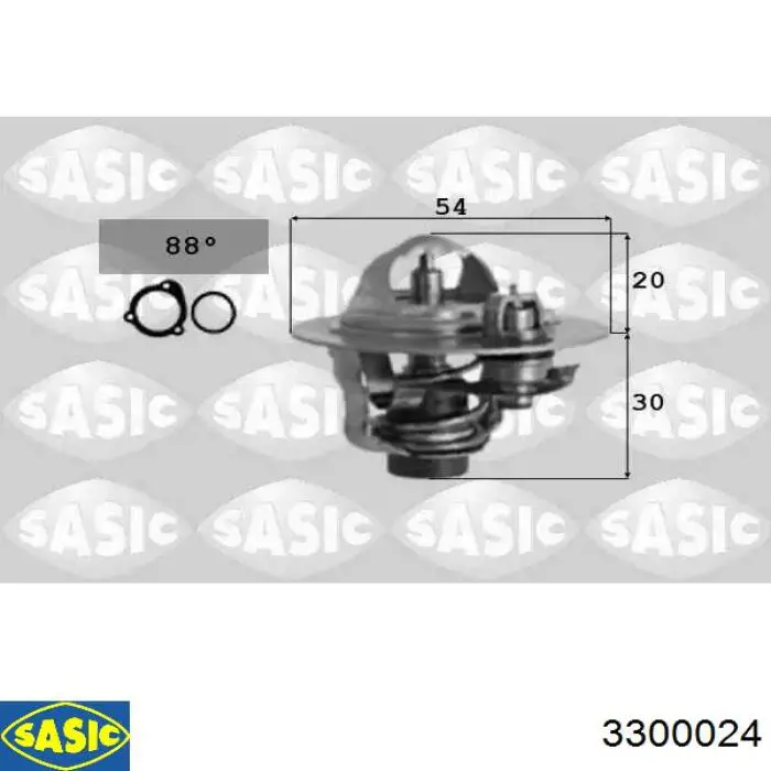 3300024 Sasic Корпус термостата в сборе