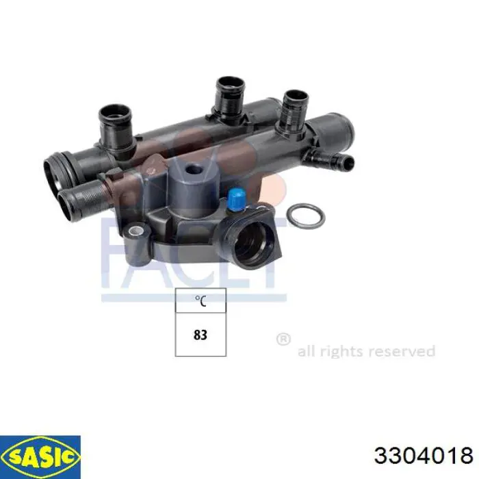 Кожух термостата Sasic 3304018 цена, от 22.36 USD
