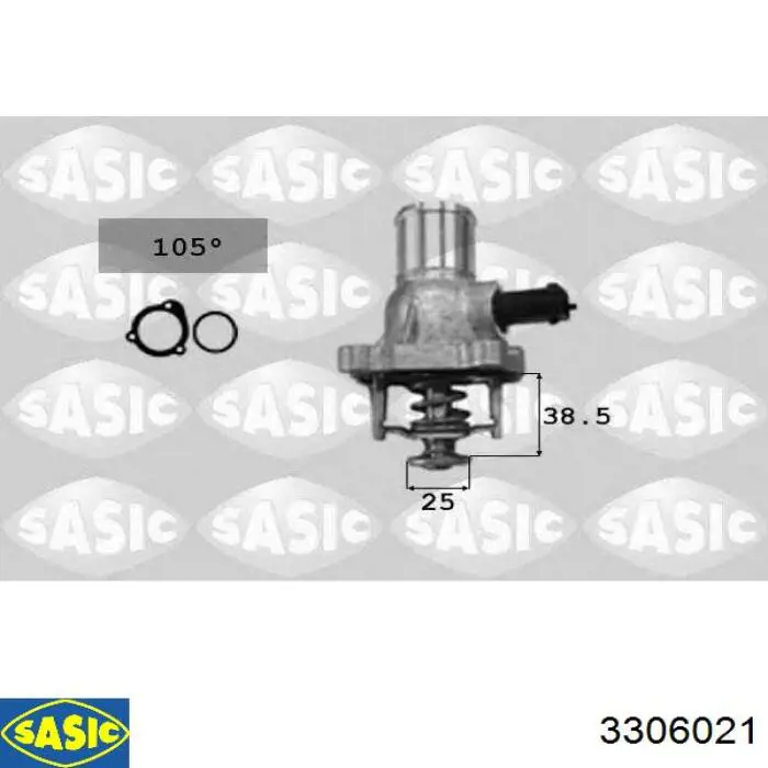 3306021 Sasic Авто термостат
