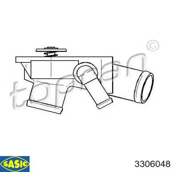 Кожух термостата Sasic 3306048 цена, от 19.70 USD