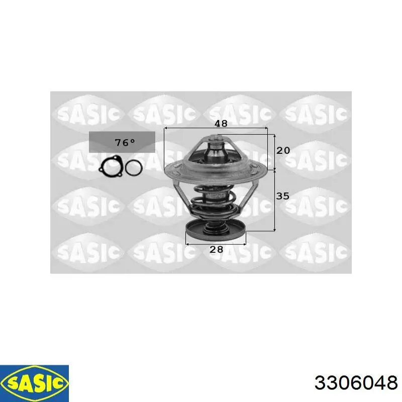 Купить 3306048 Sasic Корпус термостата