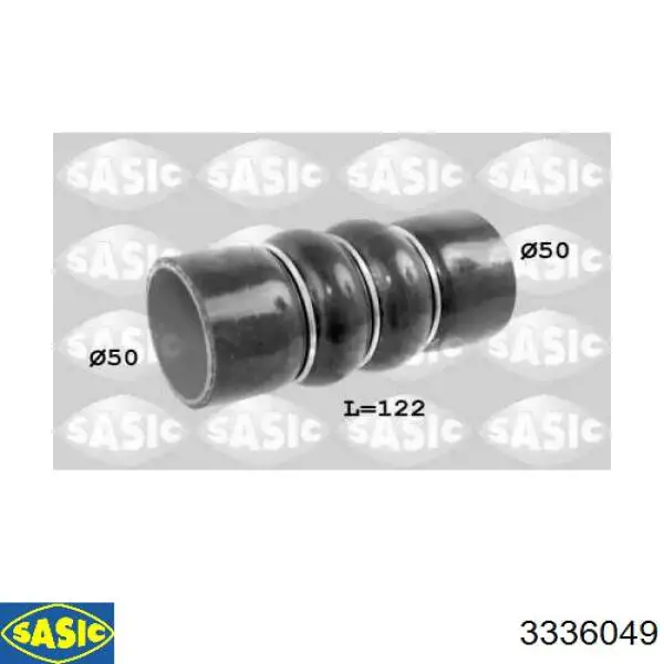 Патрубок интеркулера 3336049 Sasic
