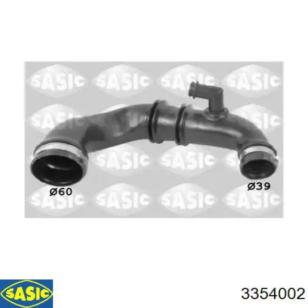 Патрубок воздушный, вход в турбину (наддув) Sasic 3354002 цена, от 51.63 USD