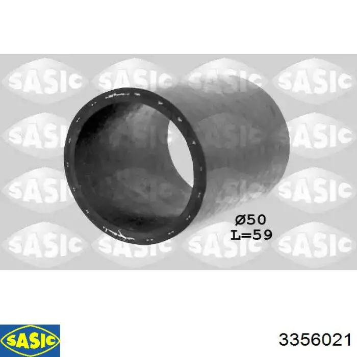 3356021 Sasic шланг (патрубок интеркуллера верхний)