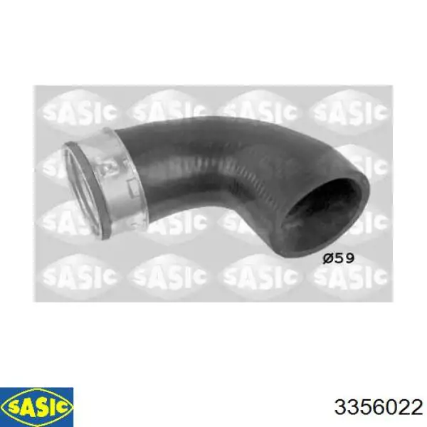Шланг/патрубок интеркуллера Sasic 3356022 цена, от 27.64 USD
