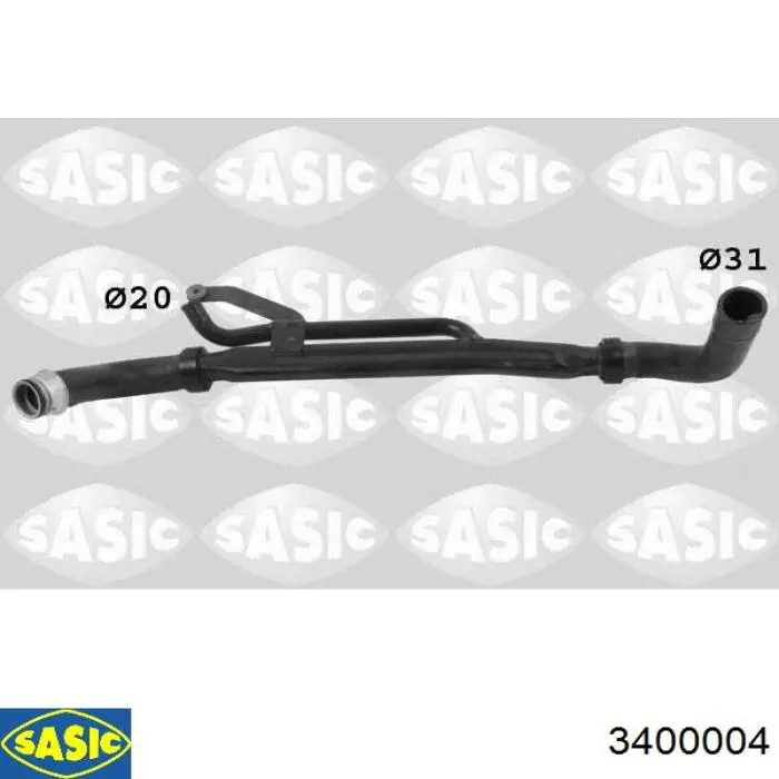 Купить 3400004 Sasic Шланг радиатора охлаждения нижний