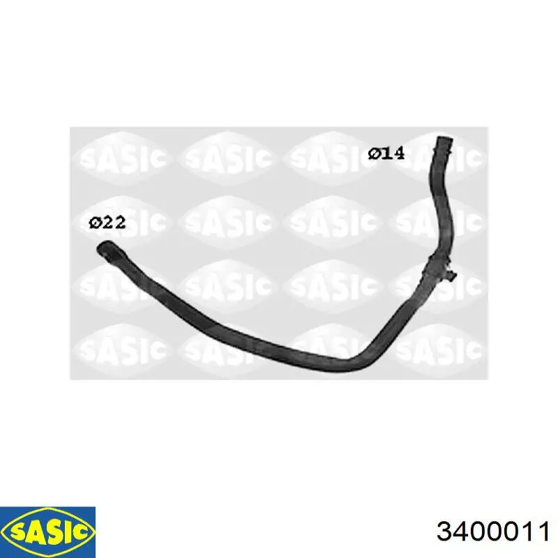 Шланг радиатора печки обратка Sasic 3400011 цена, от 12.63 USD