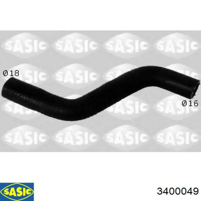 Купить 3400049 Sasic Патрубок радиатора