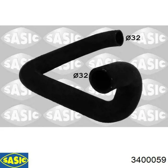 Купить 3400059 Sasic Патрубок радиатора