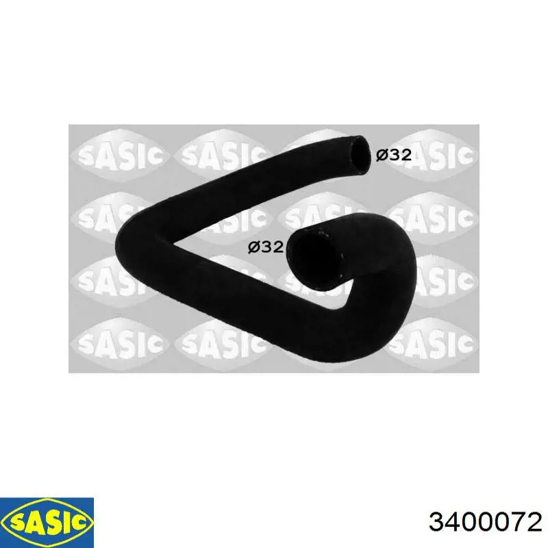 Купить 3400072 Sasic Шланг радиатора охлаждения нижний