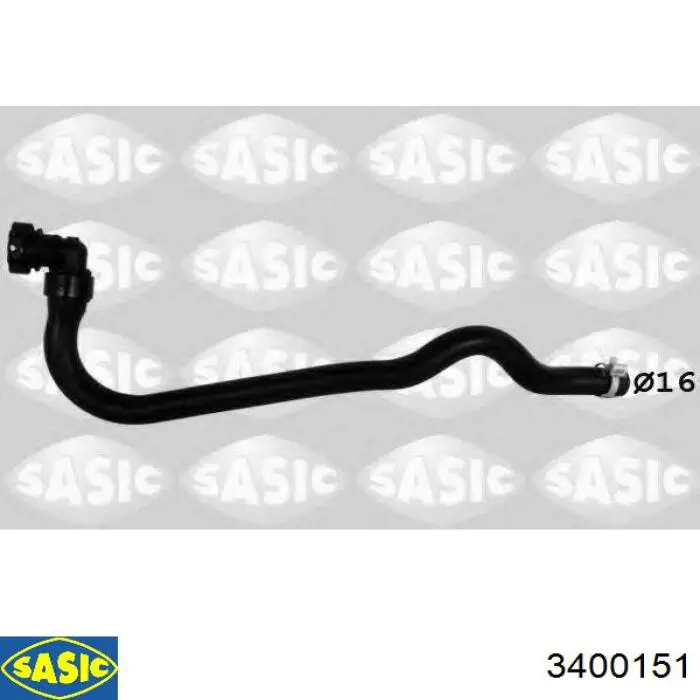 Патрубок отопителя Sasic 3400151 цена, от 14.04 USD