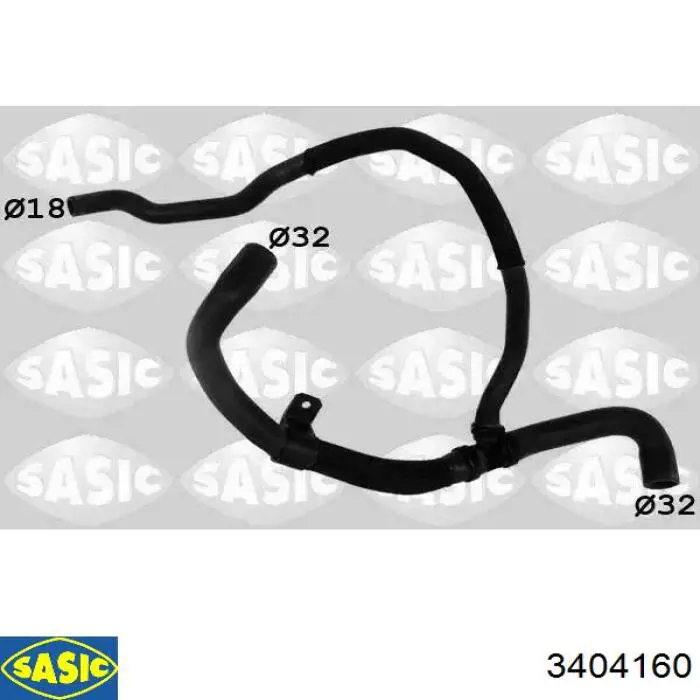 Нижний шлаг радиатора охлаждения 3404160 Sasic