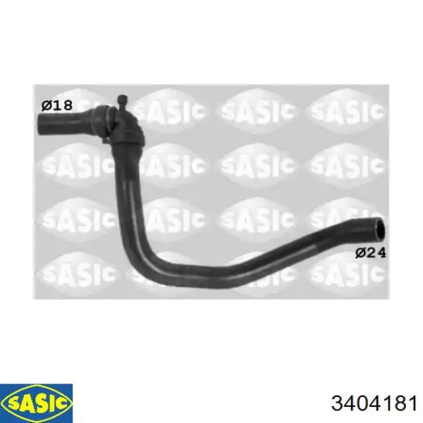Шланг/патрубок системы охлаждения Sasic 3404181 цена, от 23.41 USD