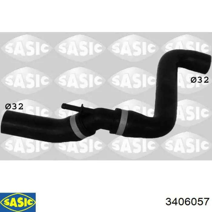 Купить 3406057 Sasic Патрубок радиатора