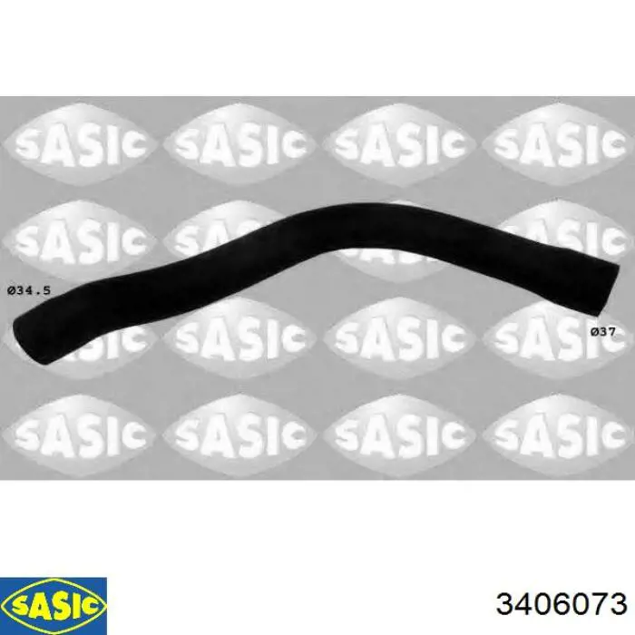 Патрубок радиатора 3406073 Sasic