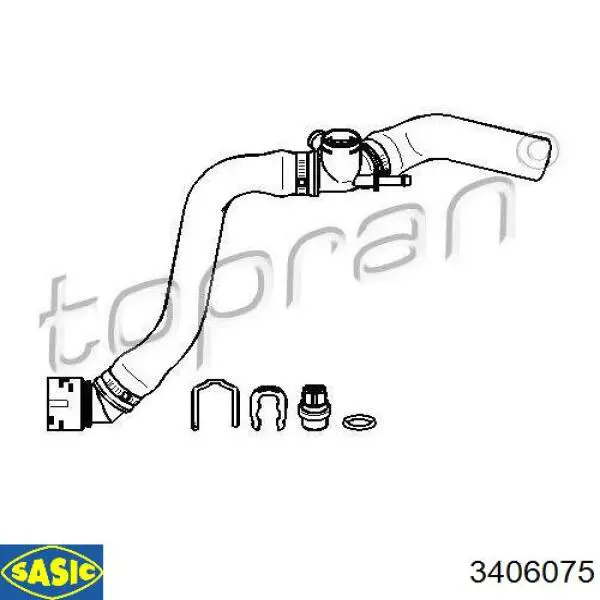 Шланг радиатора охлаждения Thermotec DWW148TT цена, от 43.20 USD