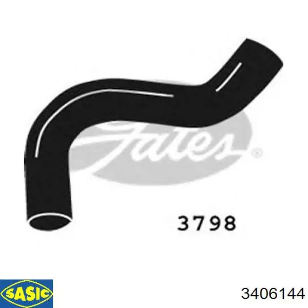 Шланг расширительного бачка нижний Sasic 3406144 цена, от 32.97 USD