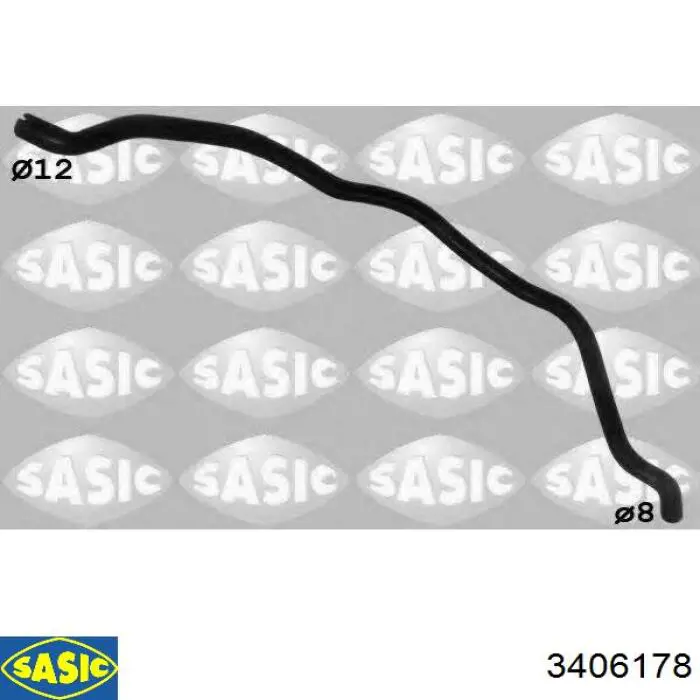 Патрубок системы охлаждения Sasic 3406178