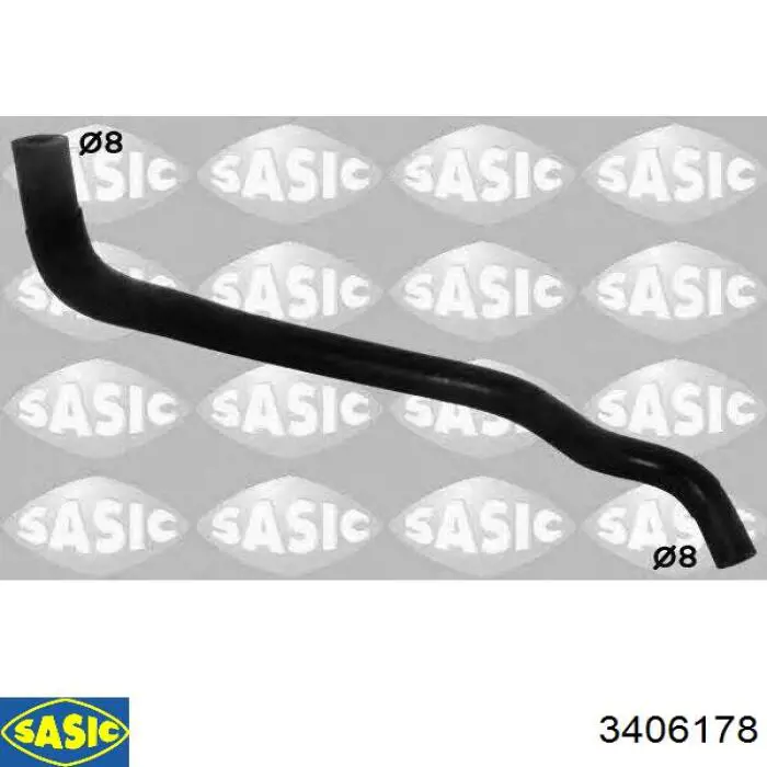 Шланг радиатора охлаждения Sasic 3406178 цена, от 6.85 USD