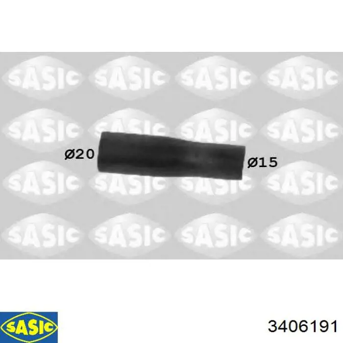 Нижний патрубок радиатора Sasic 3406191