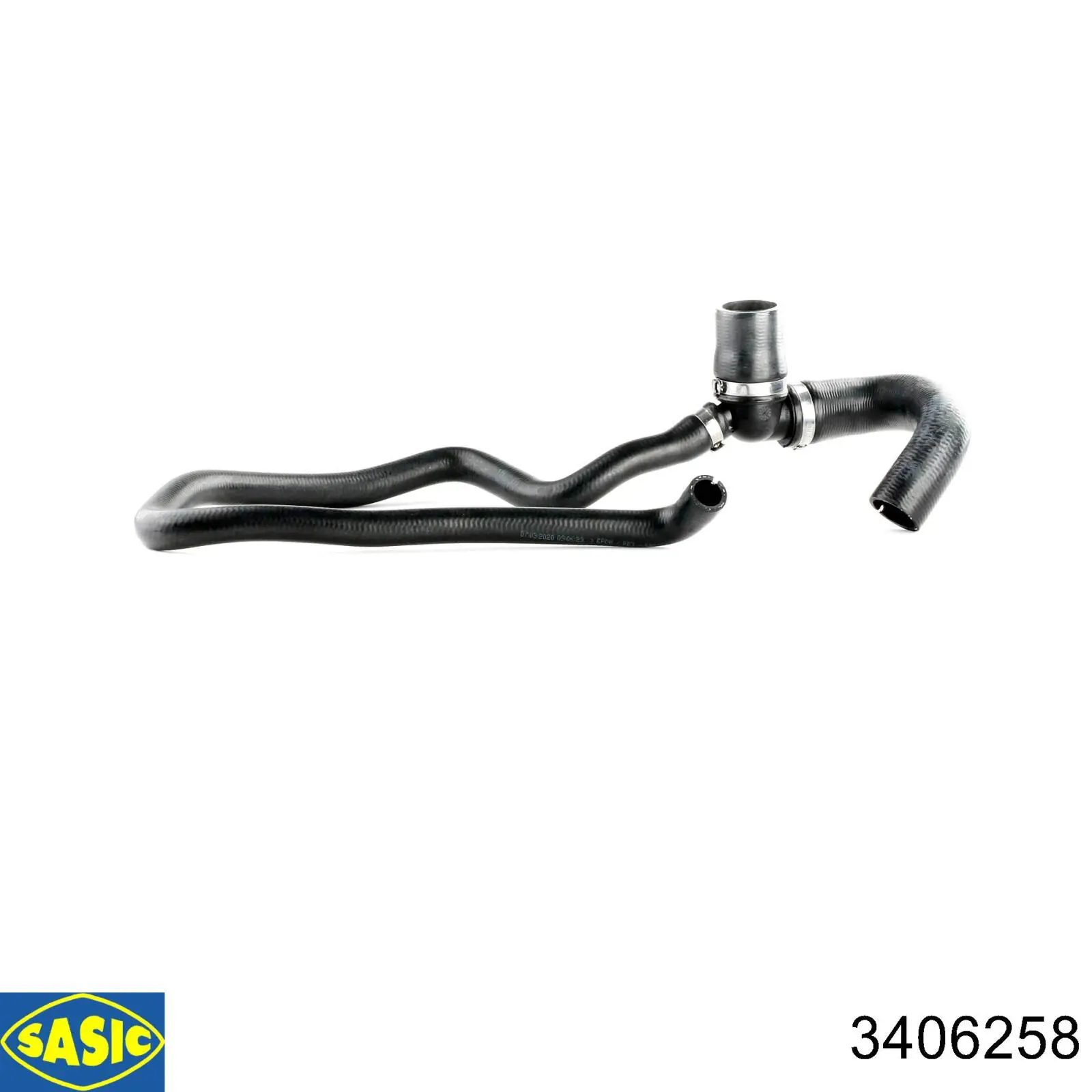 Купить 3406258 Sasic Шланг радиатора охлаждения нижний