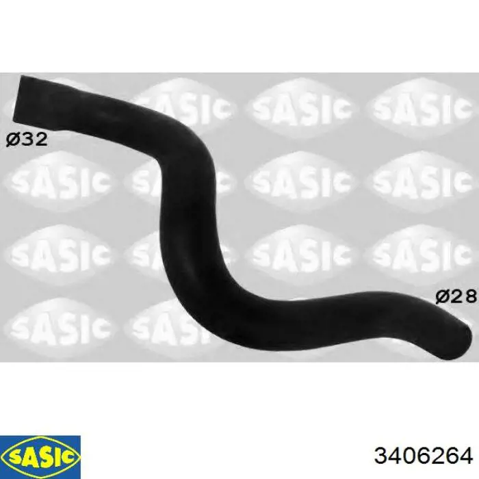 Шланг радиатора, нижний Sasic 3406264 цена, от 9.03 USD