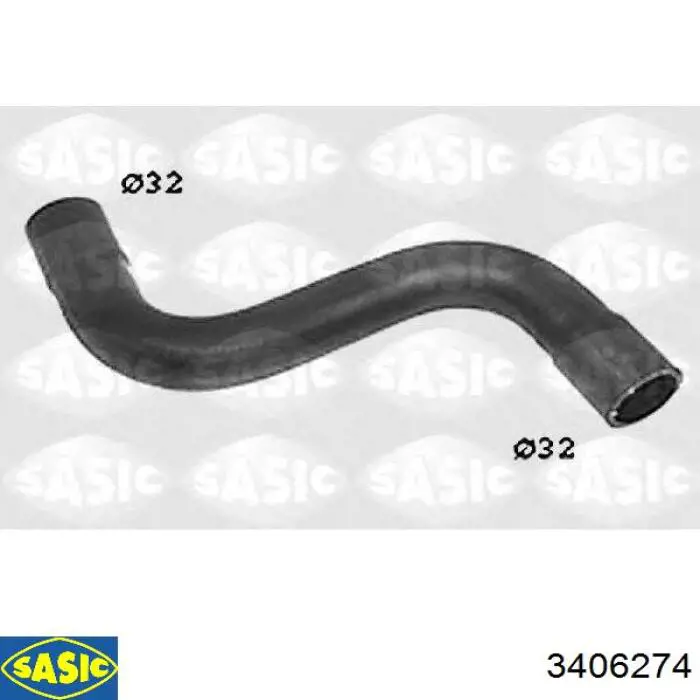 Шланг радиатора печки обратка Sasic 3406274 цена, от 7.65 USD