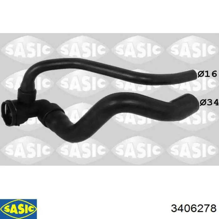 Шланг радиатора, нижний Opel 1336358 цена, от 57.36 USD