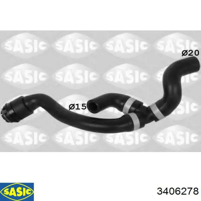 Шланг радиатора, нижний Sasic 3406278 цена, от 57.43 USD