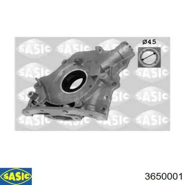 3650001 Sasic Масляный насос двигателя