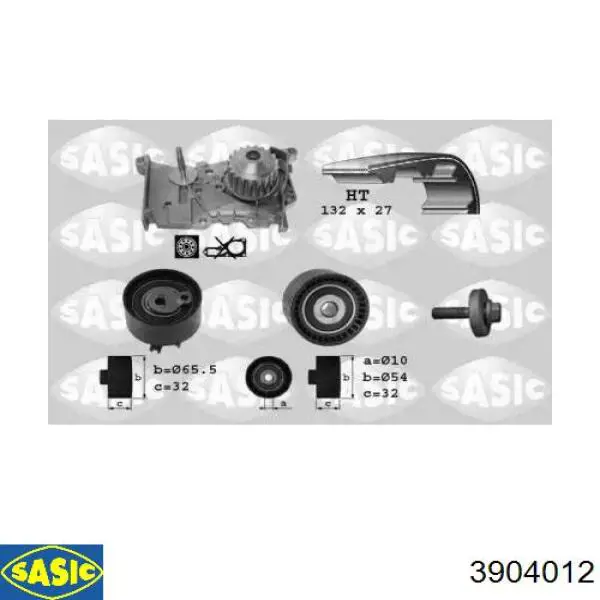 KBU7718A Bugatti Комплект ремня ГРМ