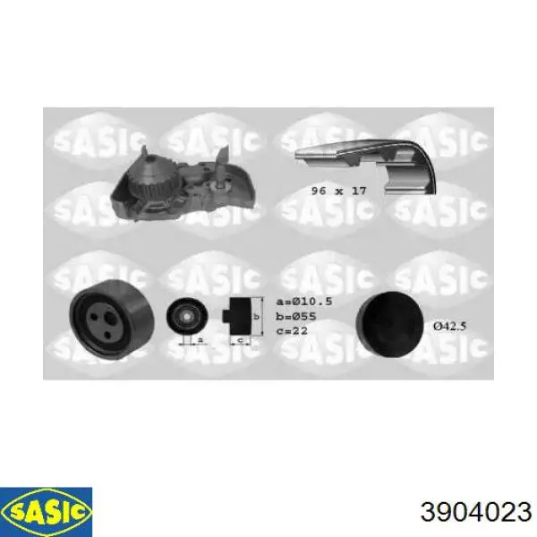 KD116 Dolz Комплект ремня ГРМ