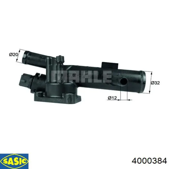 Кожух термостата Sasic 4000384 цена, от 17.10 USD